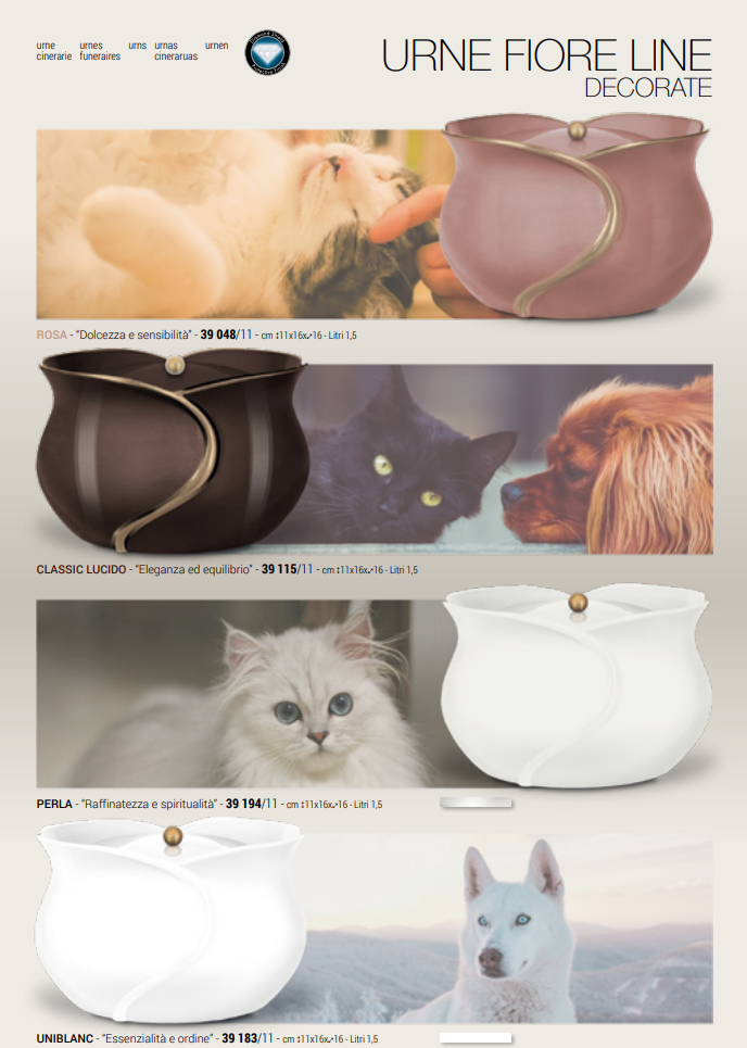 Urna in Bronzo Pet