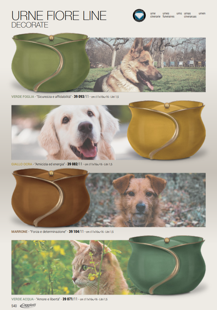 Urna in Bronzo Pet